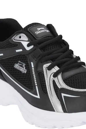 Slazenger OPSIST I Erkek  Siyah / Gümüş Koşu & Yürüyüş Spor Ayakkabısı