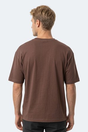 Slazenger KEANE Erkek  Kahve Tişört