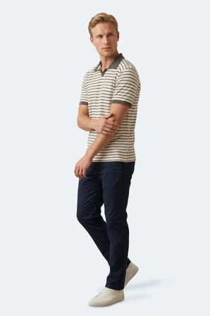 Slazenger ZOLL Erkek  Beyaz / Yeşil Tişört