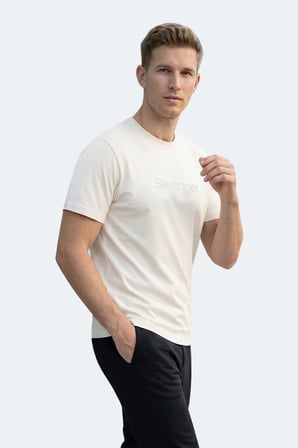 Slazenger ZURANIS Erkek  Beyaz Tişört