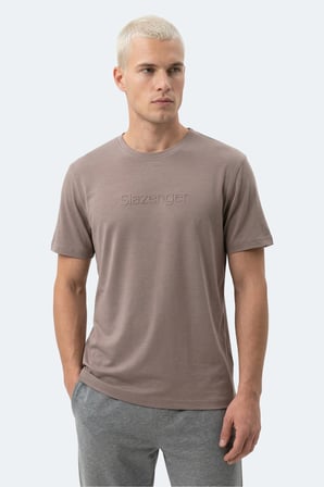 Slazenger ZURANIS Erkek  Kahve Tişört