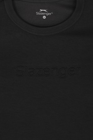 Slazenger ZURANIS Erkek  Siyah Tişört