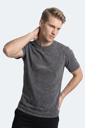 Slazenger ZAIR Erkek  Gri Tişört