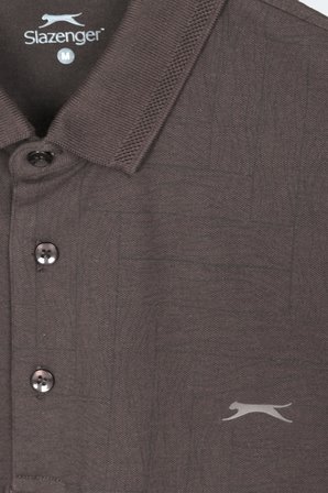 Slazenger ZANY Erkek Polo Yaka Kahve Tişört