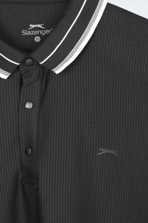 Slazenger ZINOVIA Erkek  Siyah Tişört