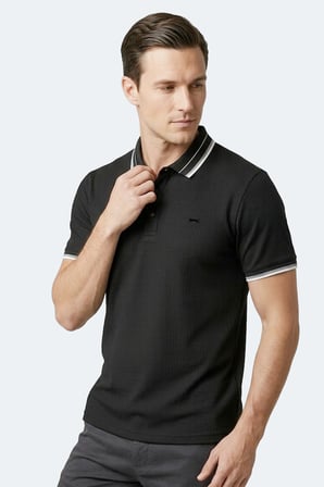 Slazenger ZINOVIA Erkek  Siyah Tişört