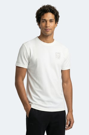 Slazenger ZEGNA Erkek  Beyaz Tişört