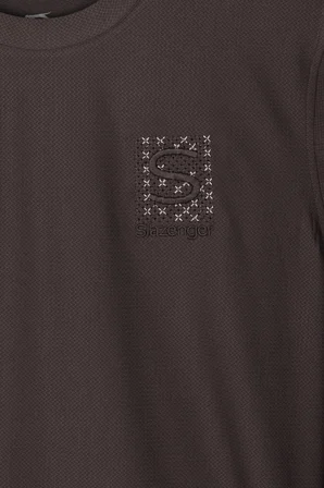Slazenger ZEGNA Erkek  Kahve Tişört