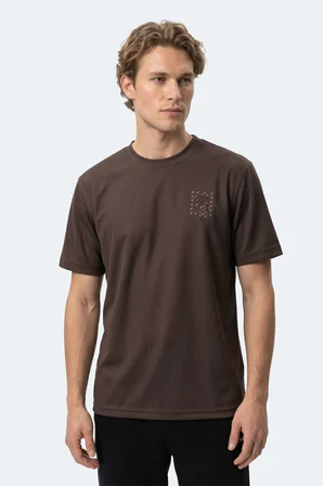 Slazenger ZEGNA Erkek  Kahve Tişört
