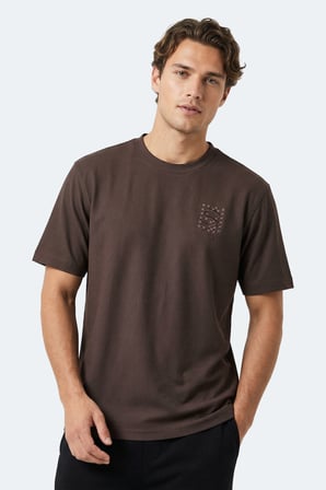 Slazenger ZEGNA Erkek  Kahve Tişört