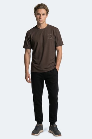 Slazenger ZEGNA Erkek  Kahve Tişört