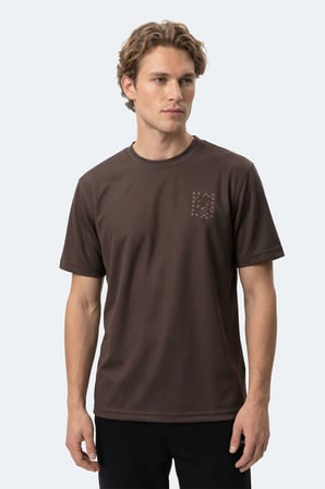 Slazenger ZEGNA Erkek  Kahve Tişört