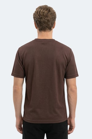 Slazenger ZEGNA Erkek  Kahve Tişört
