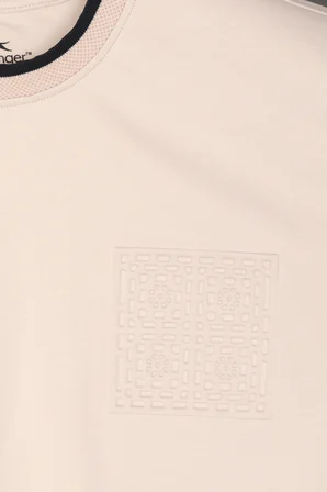 Slazenger ZAVIER Erkek Pamuklu Bej Tişört