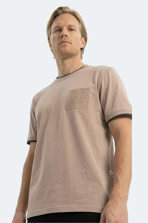 Slazenger ZAVIER Erkek  Kahve Tişört