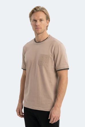 Slazenger ZAVIER Erkek  Kahve Tişört