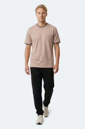 Slazenger ZAVIER Erkek  Kahve Tişört