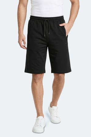Slazenger NEYRA Erkek Kapri Siyah Şort