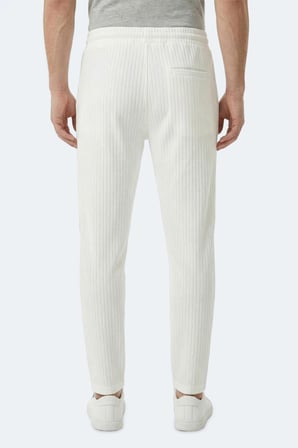 Slazenger NORWOOD Erkek  Beyaz Eşofman Altı