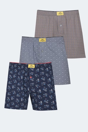 Slazenger HEGEL 3 lü Set Erkek  Karışık Boxer