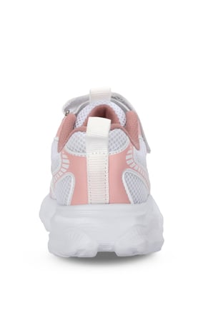 Slazenger FIZZY Kız Çocuk Cırt Cırtlı Beyaz / Pembe Günlük Spor Ayakkabısı