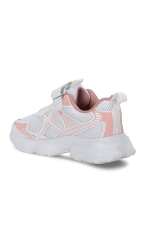 Slazenger FIZZY Kız Çocuk Cırt Cırtlı Beyaz / Pembe Günlük Spor Ayakkabısı