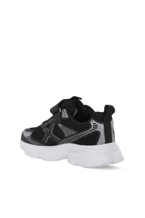 Slazenger FIZZY Unisex Çocuk Cırt Cırtlı Siyah / Gümüş Günlük Spor Ayakkabısı