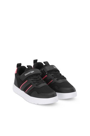 Slazenger FIORA Kız Çocuk Cırt Cırtlı Siyah / Pembe Günlük Spor Ayakkabısı