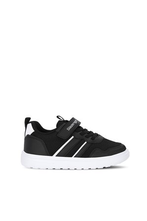 Slazenger FREEDOM I Unisex Çocuk Cırt Cırtlı Siyah / Beyaz Günlük Spor Ayakkabısı