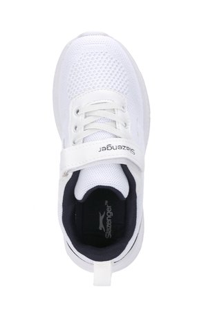 Slazenger FUNKYTOWN I Unisex Çocuk Cırt Cırtlı Beyaz / Lacivert Günlük Spor Ayakkabısı