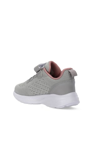 Slazenger FUNKYTOWN I Kız Çocuk Cırt Cırtlı Gri / Pembe Günlük Spor Ayakkabısı