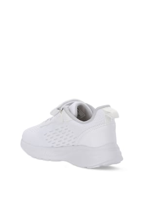 Slazenger FLAREX Unisex Çocuk Cırt Cırtlı Beyaz / Gri Günlük Spor Ayakkabısı