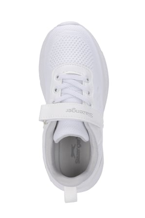 Slazenger FLAREX Unisex Çocuk Cırt Cırtlı Beyaz / Gri Günlük Spor Ayakkabısı