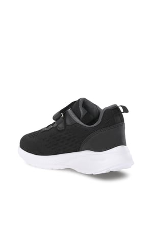 Slazenger FLAREX Unisex Çocuk Cırt Cırtlı Siyah / Koyu Gri Günlük Spor Ayakkabısı