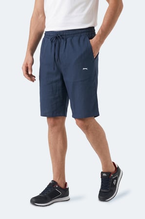 Slazenger KASEY Erkek Pamuklu Indigo Şort