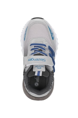 Slazenger ENZO I Erkek Çocuk  Gri / Saks Mavi Günlük Spor Ayakkabısı