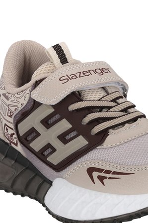 Slazenger ENZO P Unisex Çocuk  Bej / Kahve Günlük Spor Ayakkabısı