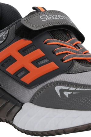 Slazenger ENZO I Erkek Çocuk  Füme / Turuncu Günlük Spor Ayakkabısı