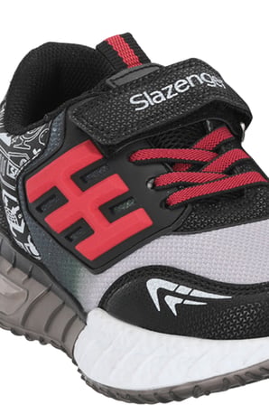 Slazenger ENZO I Unisex Çocuk  Siyah / Kırmızı Günlük Spor Ayakkabısı