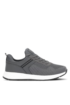 Slazenger TRUTH Erkek  Füme / Siyah Koşu & Yürüyüş Spor Ayakkabısı