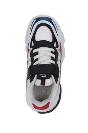 Slazenger KUFA I Erkek Çocuk  Beyaz / Lacivert Günlük Spor Ayakkabısı