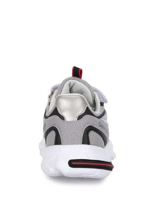 Slazenger KUFA I Unisex Çocuk  Gri / Siyah Günlük Spor Ayakkabısı