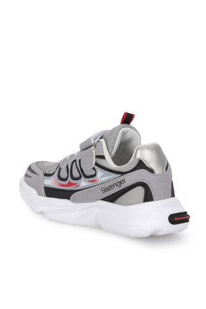 Slazenger KUFA I Unisex Çocuk  Gri / Siyah Günlük Spor Ayakkabısı