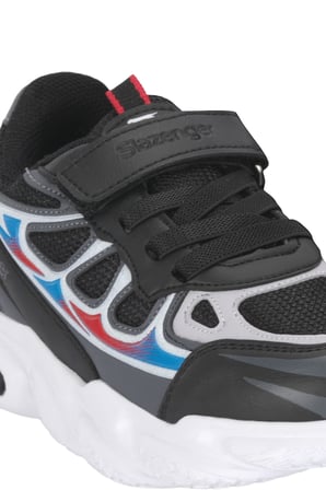 Slazenger KUFA I Unisex Çocuk  Siyah / Gri Günlük Spor Ayakkabısı