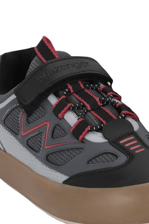 Slazenger KAJU F Erkek Çocuk  Koyu Gri / Siyah Günlük Spor Ayakkabısı