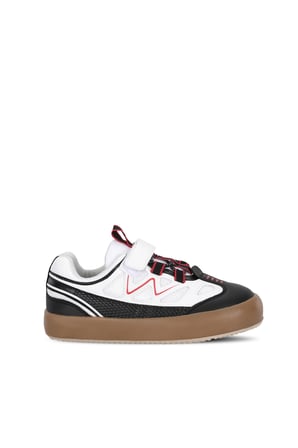 Slazenger KOBALT I Unisex Çocuk Cırt Cırtlı Beyaz / Siyah Günlük Spor Ayakkabısı