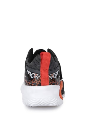 Slazenger KOTHILL  F Unisex Çocuk Cırt Cırtlı Koyu Gri / Turuncu Günlük Spor Ayakkabısı