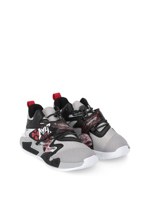 Slazenger KOTHILL  F Unisex Çocuk Cırt Cırtlı Gri / Kırmızı Günlük Spor Ayakkabısı