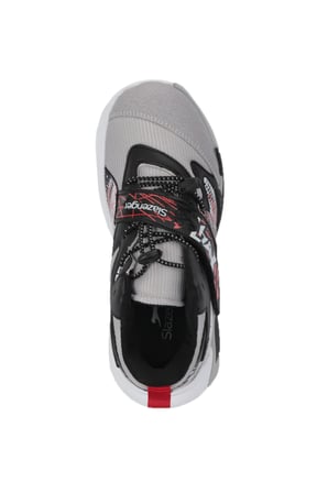 Slazenger KNIGHT I Unisex Çocuk Cırt Cırtlı Gri / Kırmızı Günlük Spor Ayakkabısı