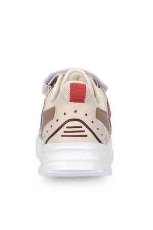 Slazenger KENDALL Unisex Çocuk Cırt Cırtlı Bej / Kahve Günlük Spor Ayakkabısı